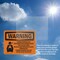 Signmission Carbon Dioxide Gas Discharge With Symbol OSHA Warning Sign, Plastic, 10in W x 7in L, 2PK OS-2PACK-WS-P-710-L-11997 - alternate 6